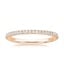 18K Rose Gold Simply Tacori Diamond Ring (1/5 ct. tw.), smalltop view
