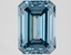 3.29 Ct. Fancy Vivid Blue Emerald Lab Grown Diamond