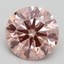 1.75 Ct. Fancy Intense Pink Round Lab Grown Diamond