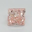 5.04 Ct. Fancy Vivid Pink Princess Lab Grown Diamond
