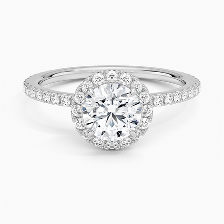 Waverly Halo Engagement Ring