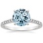 18K White Gold Sonora Diamond Ring, smalltop view