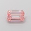 0.94 Ct. Fancy Intense Pink Emerald Lab Grown Diamond