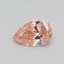 0.53 Ct. Fancy Intense Pink Pear Lab Grown Diamond