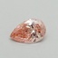 0.31 Ct. Fancy Vivid Pink Pear Lab Grown Diamond