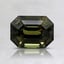 6.9x5.1mm Unheated Green Emerald Sapphire