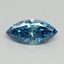 0.70 Ct. Fancy Vivid Blue Marquise Lab Grown Diamond