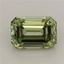 4.06 Ct. Fancy Vivid Green Emerald Lab Grown Diamond