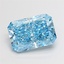 4.02 Ct. Fancy Vivid Blue Radiant Lab Grown Diamond