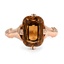 Victorian Citrine Cocktail Ring