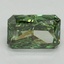1.33 Ct. Fancy Vivid Green Radiant Lab Grown Diamond