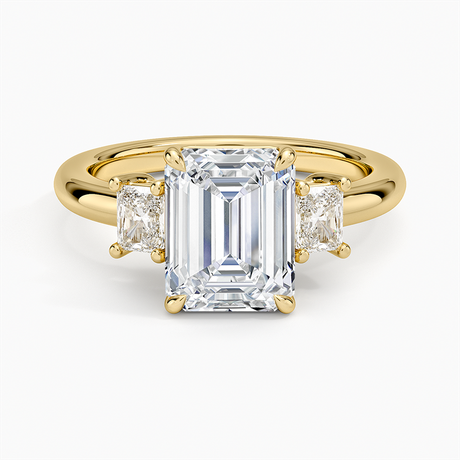 Helena Radiant-Cut Three Stone Diamond Ring (3/8 ct. tw.)