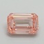 3.05 Ct. Fancy Intense Pink Emerald Lab Grown Diamond