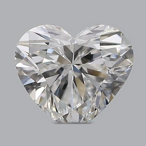 Heart diamond — real photo