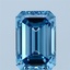 2.00 Ct. Fancy Vivid  Blue Emerald Lab Grown Diamond