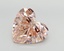 12.08 Ct. Fancy Intense Pink Heart Lab Grown Diamond