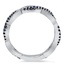 Sapphire Twist Ring, smallside view