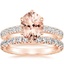 14KR Morganite Luxe Sienna Diamond Bridal Set (1 1/8 ct. tw.), smalltop view