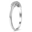 The Chalfont Ring, smalltop view on a hand
