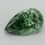 5.37 Ct. Fancy Vivid Green Pear Lab Grown Diamond