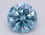 1.50 Ct. Fancy Vivid Blue Round Lab Grown Diamond