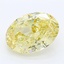 2.54 Ct. Fancy Intense Yellow Oval Lab Grown Diamond