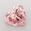 3.60 Ct. Fancy Vivid  Pink Heart Lab Grown Diamond