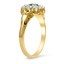 The Cierra Ring, smalltop view on a hand