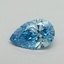 0.99 Ct. Fancy Vivid Blue Pear Lab Grown Diamond