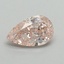 0.59 Ct. Fancy Intense Pink Pear Lab Grown Diamond