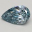 2.51 Ct. Fancy Intense Blue Pear Lab Grown Diamond