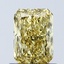 1.03 Ct. Fancy Vivid Yellow Radiant Lab Grown Diamond