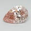 7.05 Ct. Fancy Intense Pink Pear Lab Grown Diamond