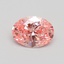 1.01 Ct. Fancy Intense Pink Oval Lab Grown Diamond