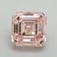 5.01 Ct. Fancy Vivid Pink Asscher Lab Grown Diamond