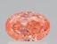 0.78 Ct. Fancy Vivid Pink Oval Lab Grown Diamond