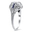 The Soho Ring, smalltop view on a hand
