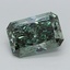 2.18 Ct. Fancy Vivid  Green Radiant Lab Grown Diamond