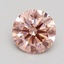 2.00 Ct. Fancy Intense Pink Round Lab Grown Diamond