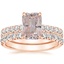 14K Rose Gold Sienna Diamond Bridal Set (7/8 ct. tw.)