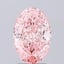 2.10 Ct. Fancy Vivid Pink Oval Lab Grown Diamond