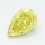 2.50 Ct. Fancy Intense Yellow Pear Lab Grown Diamond