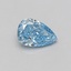 1.56 Ct. Fancy Vivid Blue Pear Lab Grown Diamond