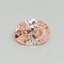 0.30 Ct. Fancy Vivid Pink Oval Lab Grown Diamond