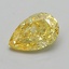 1.60 Ct. Fancy Yellow Pear Lab Grown Diamond