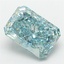3.35 Ct. Fancy Vivid Green Radiant Lab Grown Diamond