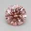 0.66 Ct. Fancy Vivid Pink Round Lab Grown Diamond
