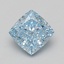 2.02 Ct. Fancy Vivid Blue Cushion Lab Grown Diamond