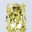 2.03 Ct. Fancy Vivid Yellow Radiant Lab Grown Diamond