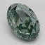 2.09 Ct. Fancy Vivid Green Oval Lab Grown Diamond